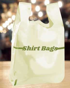 Custom To-go Printed Grocery Carry Packaging Plastic Bag with Logo