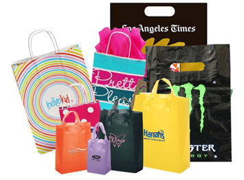 Custom Plastic Shopping Bags Personalized Gift Bags 