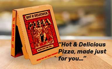 Custom Pizza Box - Promotional Pizza Box by Fantastapack