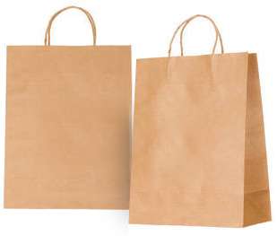 Branded paper bags custom printed